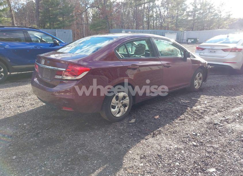 Photo 4 of 2013 Honda Civic LX (VIN 19XFB2F53DE287947)