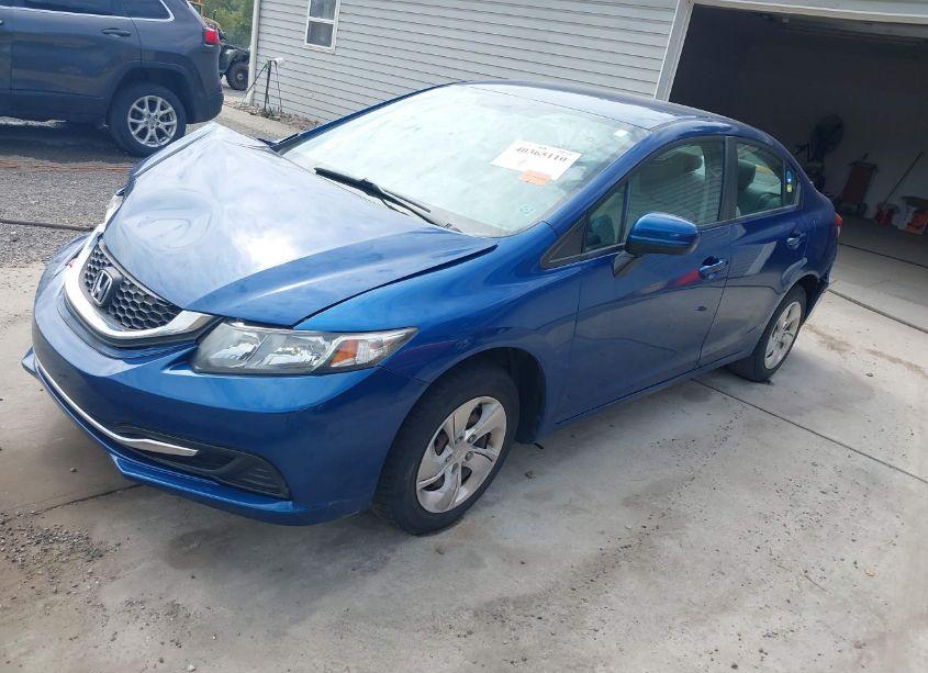 Photo 2 of 2014 Honda Civic LX (VIN 19XFB2F53EE007123)