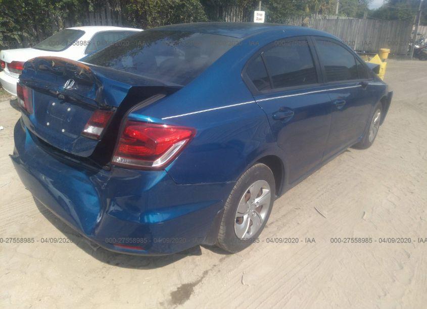 Photo 4 of 2014 Honda Civic LX (VIN 19XFB2F53EE084848)