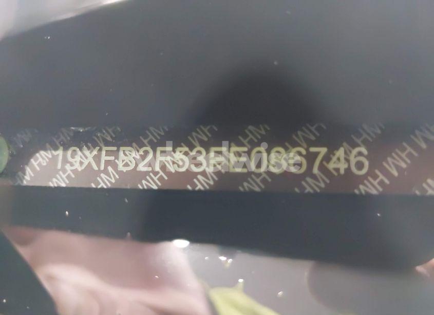 Photo 9 of 2015 Honda Civic LX (VIN 19XFB2F53FE086746)