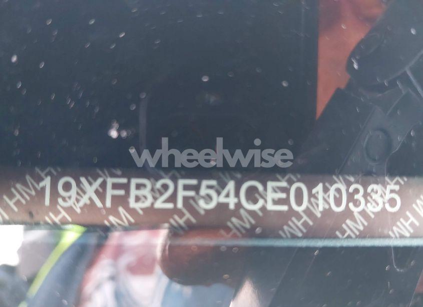 Photo 9 of 2012 Honda Civic LX (VIN 19XFB2F54CE010335)