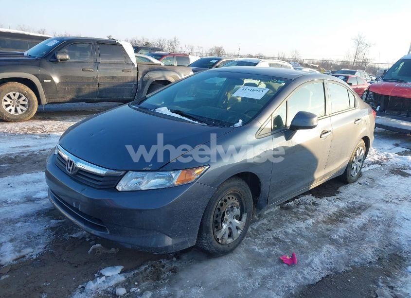 Photo 2 of 2012 Honda Civic SDN LX (VIN 19XFB2F54CE033095)