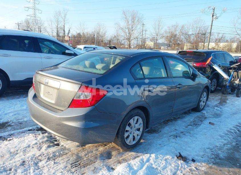 Photo 4 of 2012 Honda Civic SDN LX (VIN 19XFB2F54CE033095)