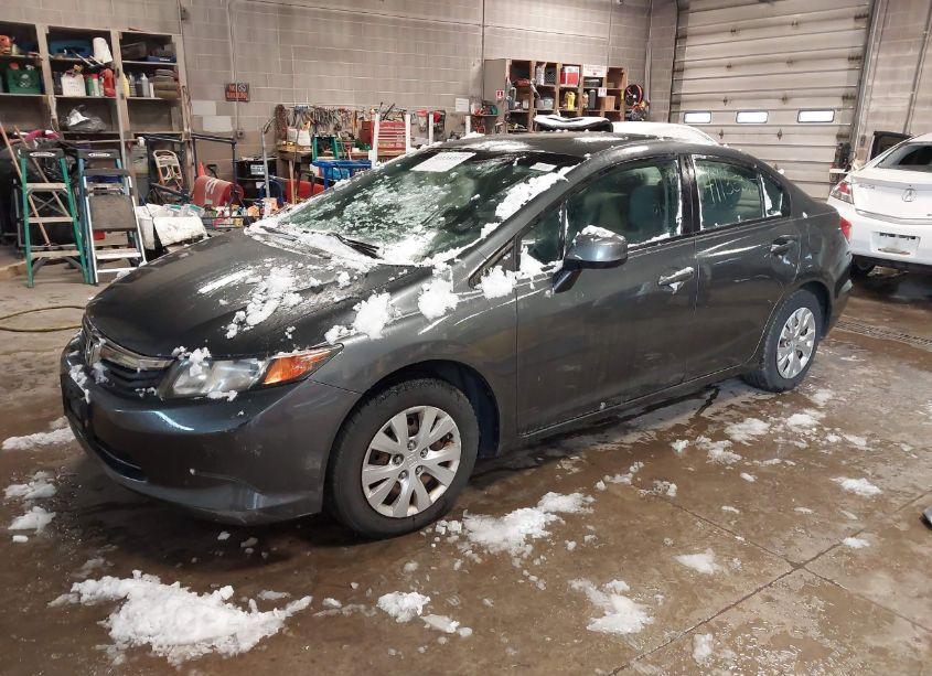 Photo 2 of 2012 Honda Civic SDN LX (VIN 19XFB2F54CE037499)