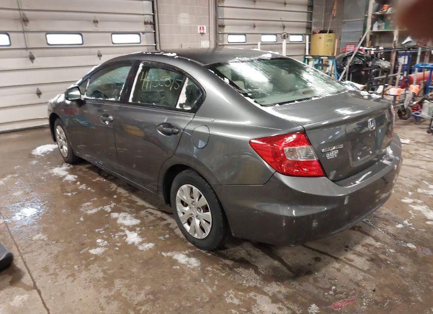 Photo 3 of 2012 Honda Civic SDN LX (VIN 19XFB2F54CE037499)