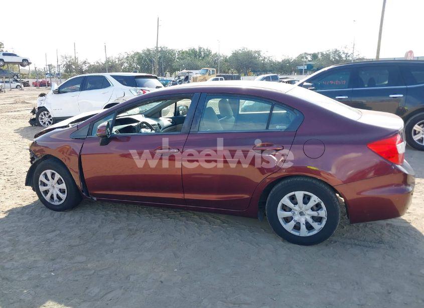 Photo 14 of 2012 Honda Civic LX (VIN 19XFB2F54CE037583)