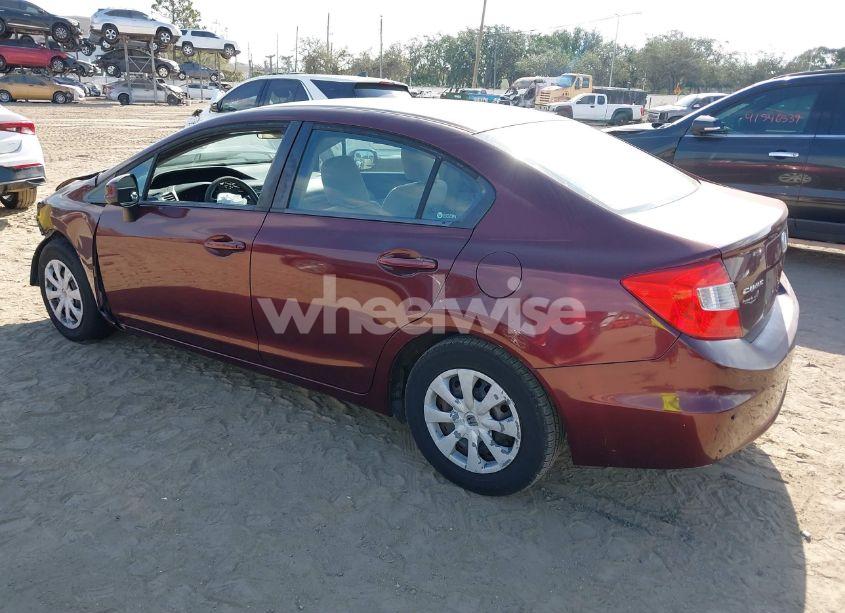 Photo 3 of 2012 Honda Civic LX (VIN 19XFB2F54CE037583)