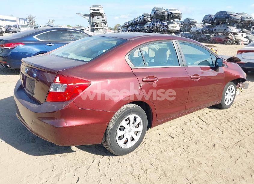 Photo 4 of 2012 Honda Civic LX (VIN 19XFB2F54CE037583)