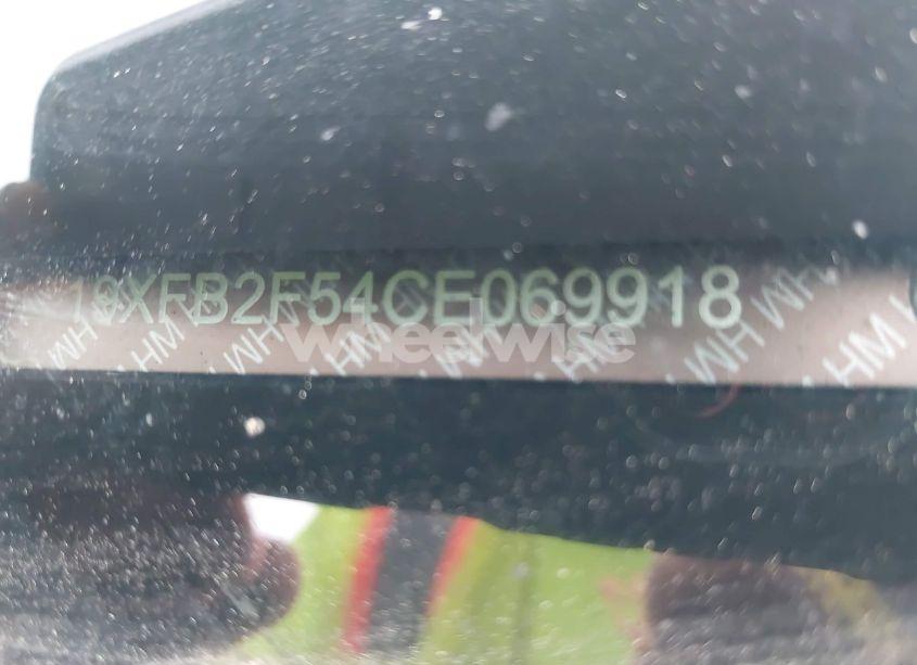 Photo 9 of 2012 Honda Civic LX (VIN 19XFB2F54CE069918)