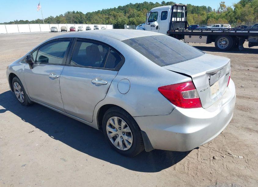 Photo 3 of 2012 Honda Civic SDN LX (VIN 19XFB2F54CE093894)