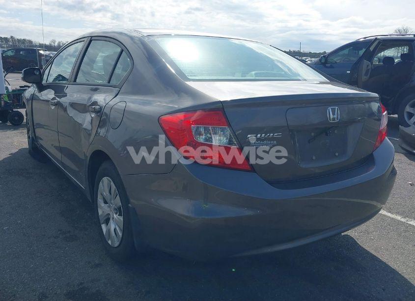 Photo 3 of 2012 Honda Civic LX (VIN 19XFB2F54CE107888)