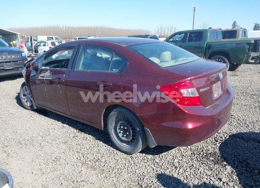 Photo 3 of 2012 Honda Civic LX (VIN 19XFB2F54CE355767)