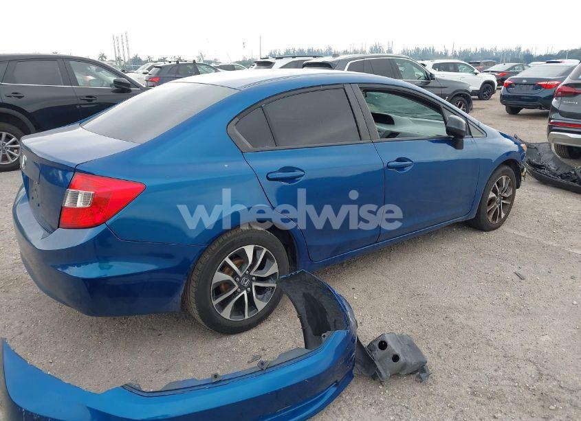 Photo 4 of 2012 Honda Civic SDN LX (VIN 19XFB2F54CE369670)