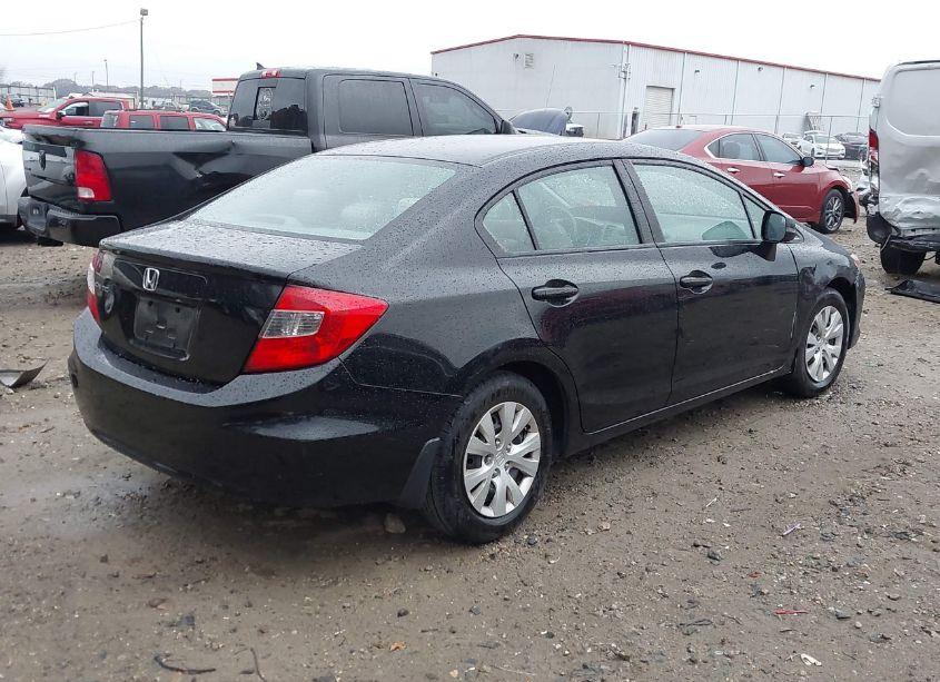Photo 4 of 2012 Honda Civic LX (VIN 19XFB2F54CE374223)