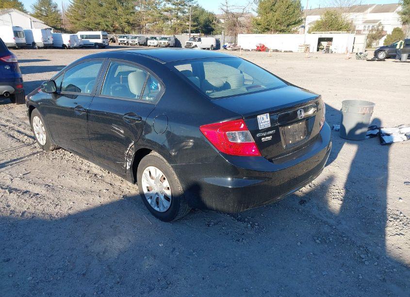 Photo 3 of 2012 Honda Civic LX (VIN 19XFB2F54CE382967)