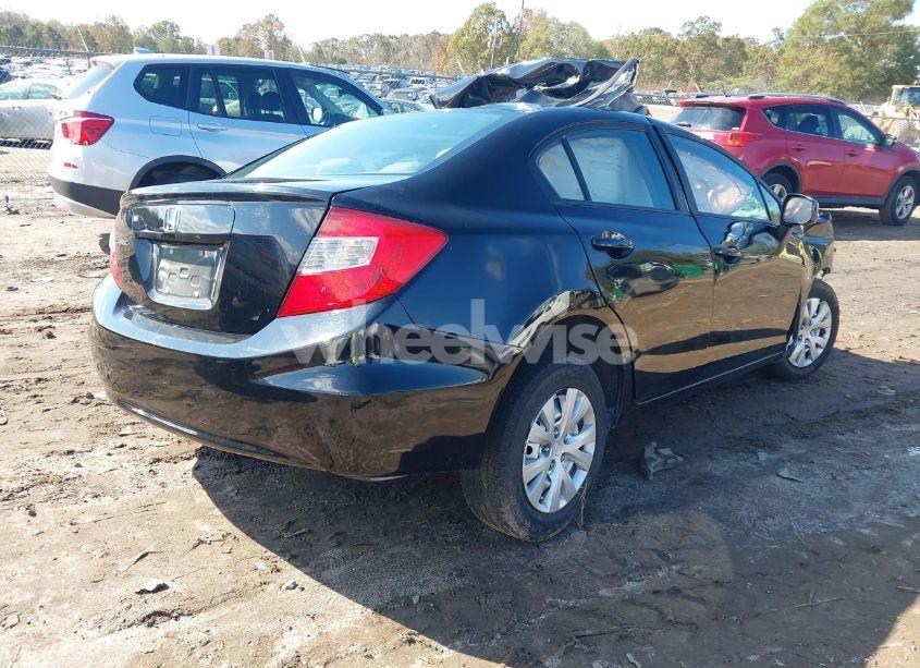 Photo 4 of 2012 Honda Civic LX (VIN 19XFB2F54CE392026)