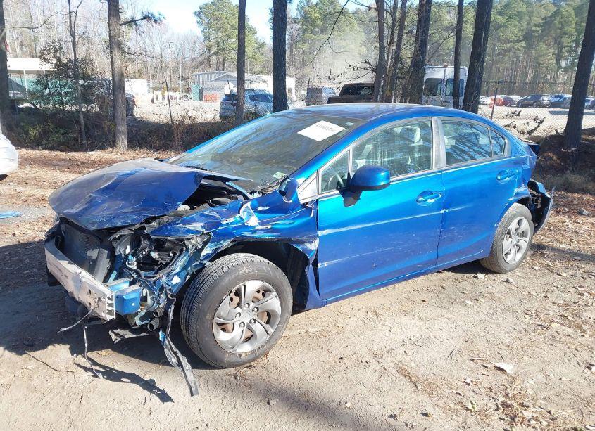 Photo 2 of 2013 Honda Civic LX (VIN 19XFB2F54DE004861)