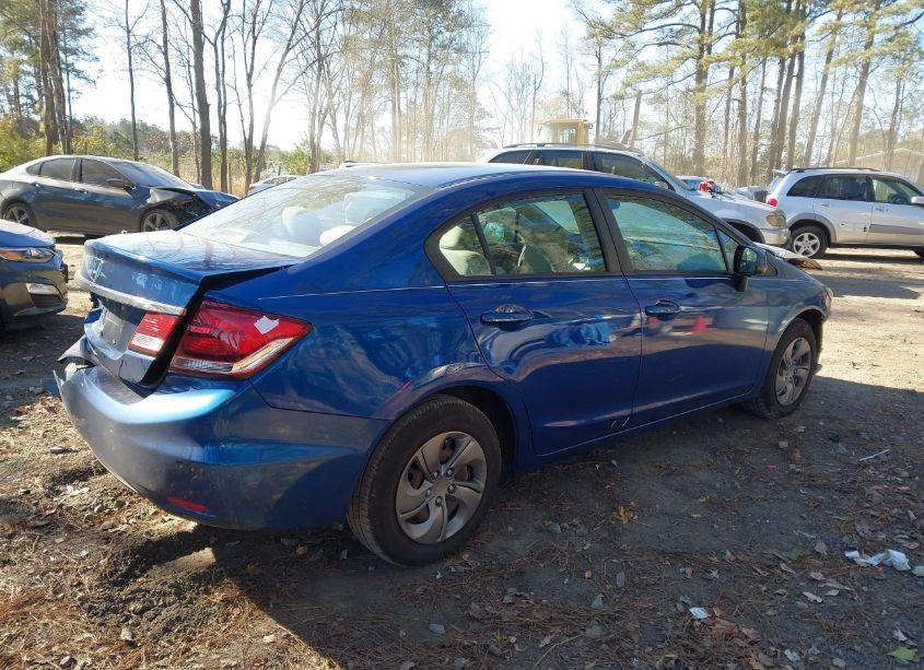 Photo 4 of 2013 Honda Civic LX (VIN 19XFB2F54DE004861)