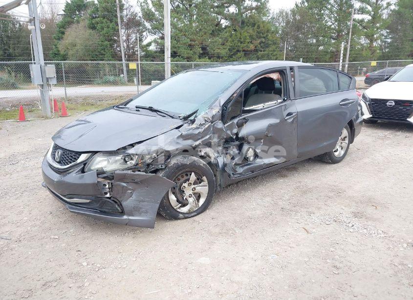 Photo 2 of 2013 Honda Civic LX (VIN 19XFB2F54DE020073)