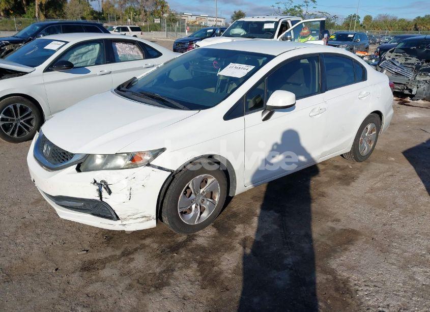 Photo 2 of 2013 Honda Civic LX (VIN 19XFB2F54DE022177)