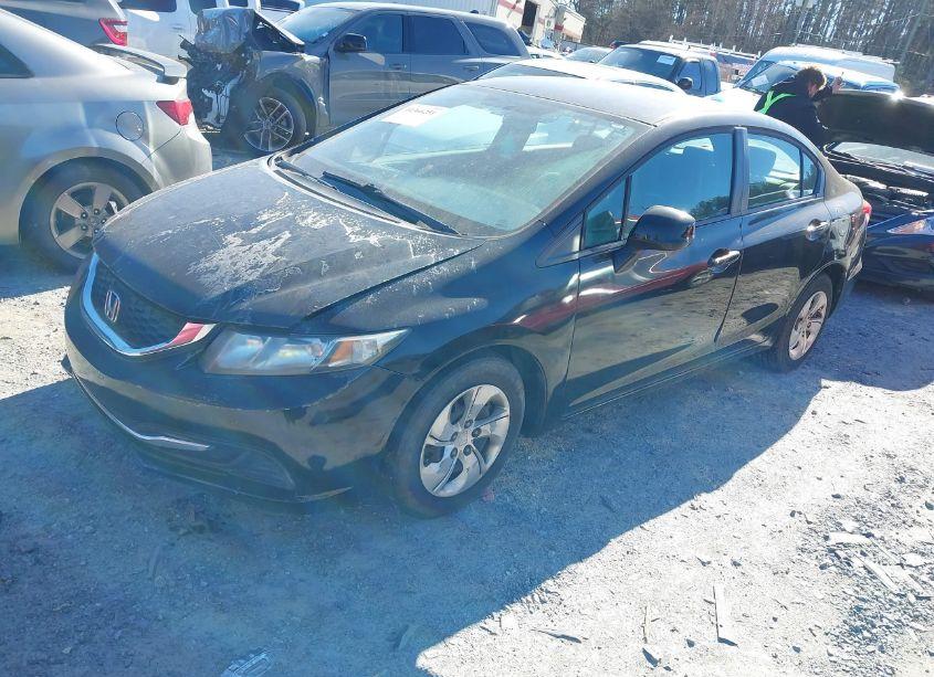 Photo 2 of 2013 Honda Civic LX (VIN 19XFB2F54DE034975)