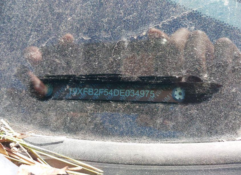 Photo 9 of 2013 Honda Civic LX (VIN 19XFB2F54DE034975)