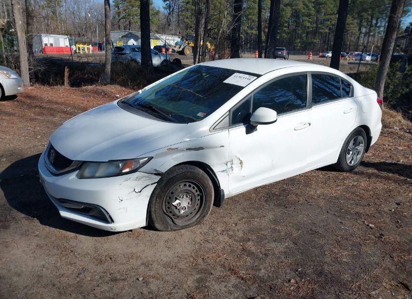 Photo 2 of 2013 Honda Civic LX (VIN 19XFB2F54DE038864)