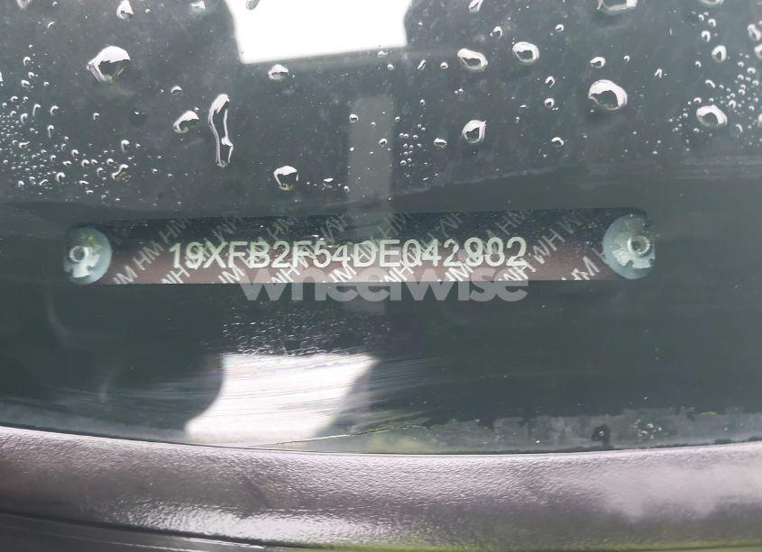 Photo 9 of 2013 Honda Civic LX (VIN 19XFB2F54DE042882)