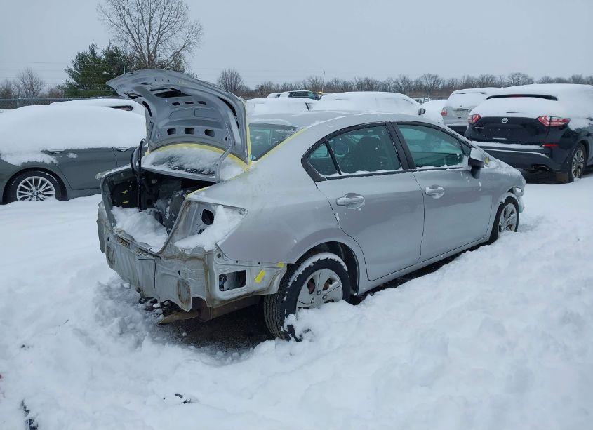 Photo 4 of 2013 Honda Civic LX (VIN 19XFB2F54DE046821)