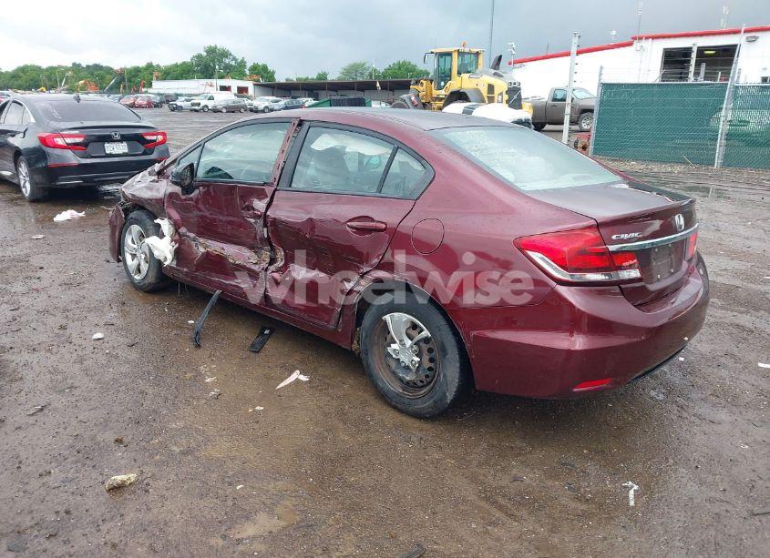 Photo 3 of 2013 Honda Civic LX (VIN 19XFB2F54DE047080)