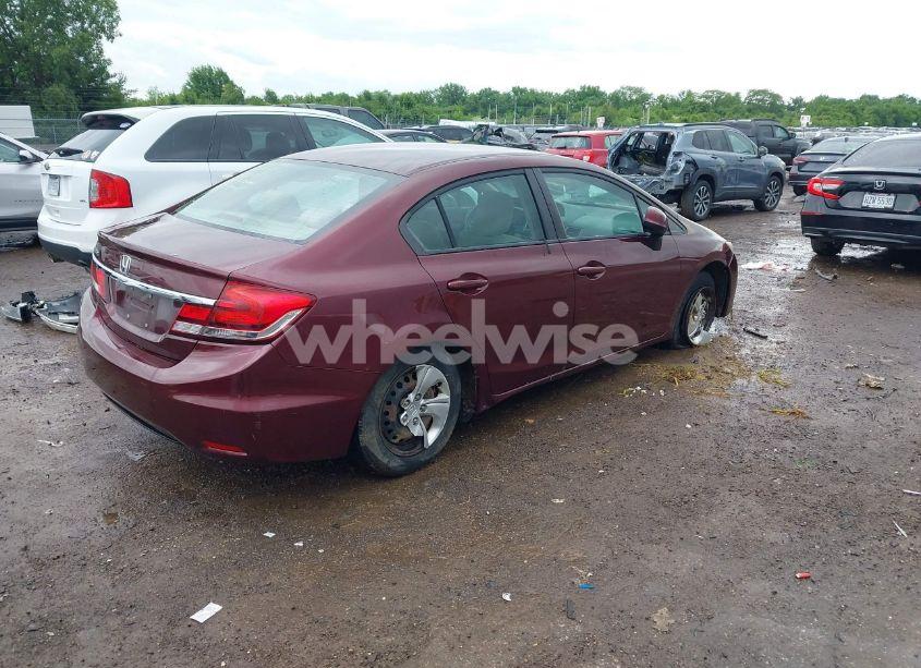 Photo 4 of 2013 Honda Civic LX (VIN 19XFB2F54DE047080)