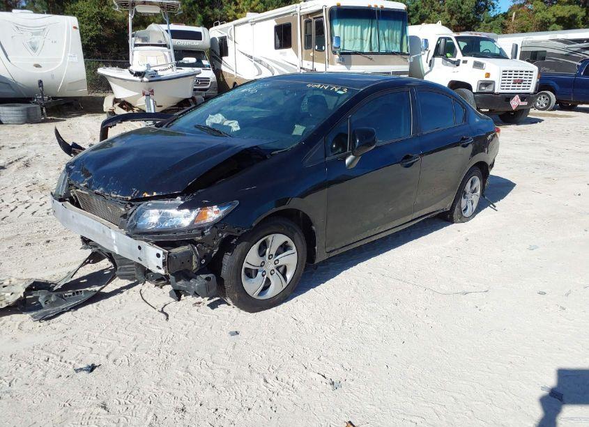 Photo 2 of 2013 Honda Civic LX (VIN 19XFB2F54DE053008)