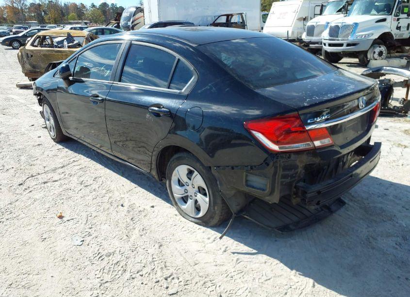 Photo 3 of 2013 Honda Civic LX (VIN 19XFB2F54DE053008)