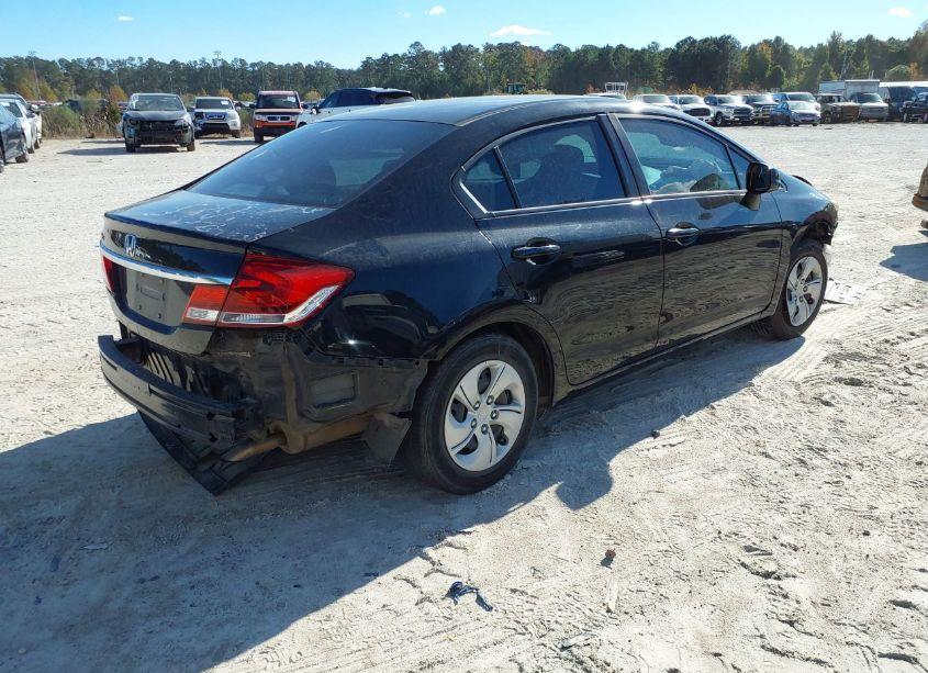 Photo 4 of 2013 Honda Civic LX (VIN 19XFB2F54DE053008)