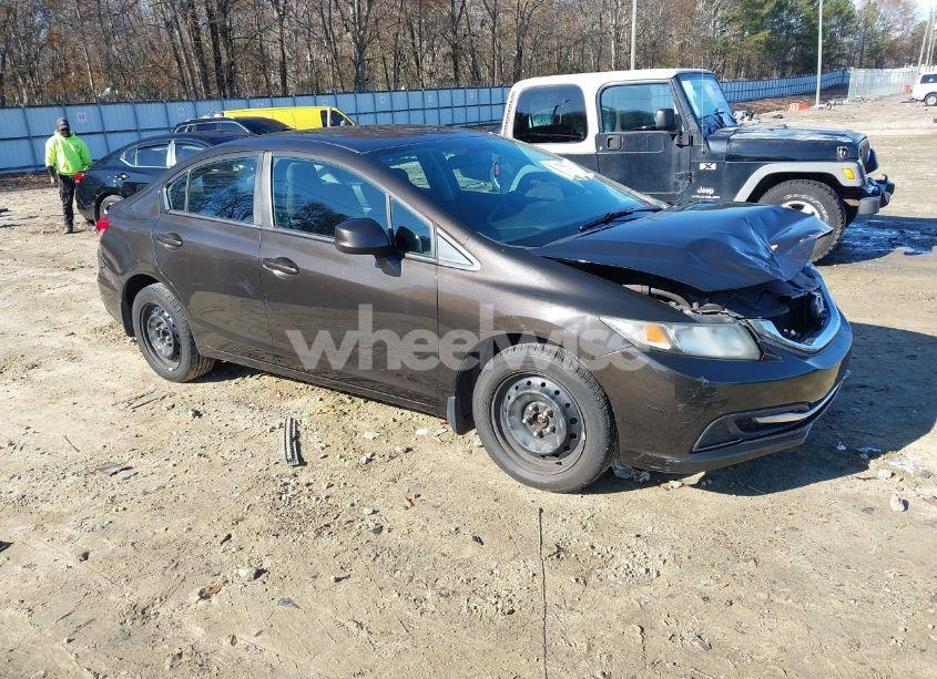 2013 Honda Civic LX (VIN 19XFB2F54DE068110) main photo