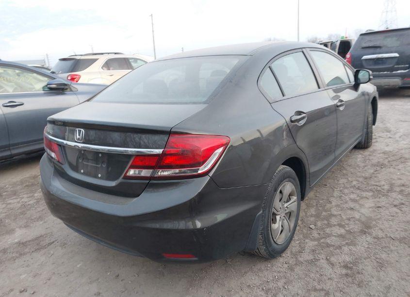 Photo 4 of 2013 Honda Civic LX (VIN 19XFB2F54DE068141)