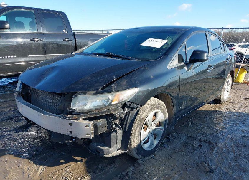 Photo 2 of 2013 Honda Civic LX (VIN 19XFB2F54DE080466)