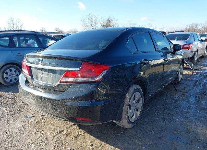 Photo 4 of 2013 Honda Civic LX (VIN 19XFB2F54DE080466)