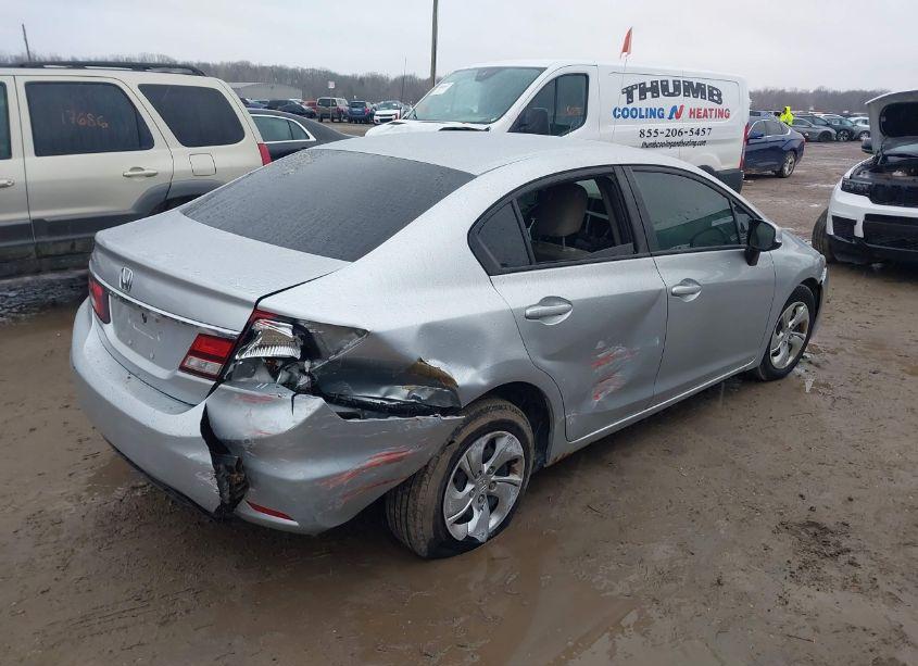 Photo 4 of 2013 Honda Civic LX (VIN 19XFB2F54DE094206)