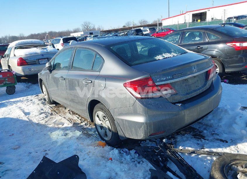 Photo 14 of 2013 Honda Civic LX (VIN 19XFB2F54DE098448)