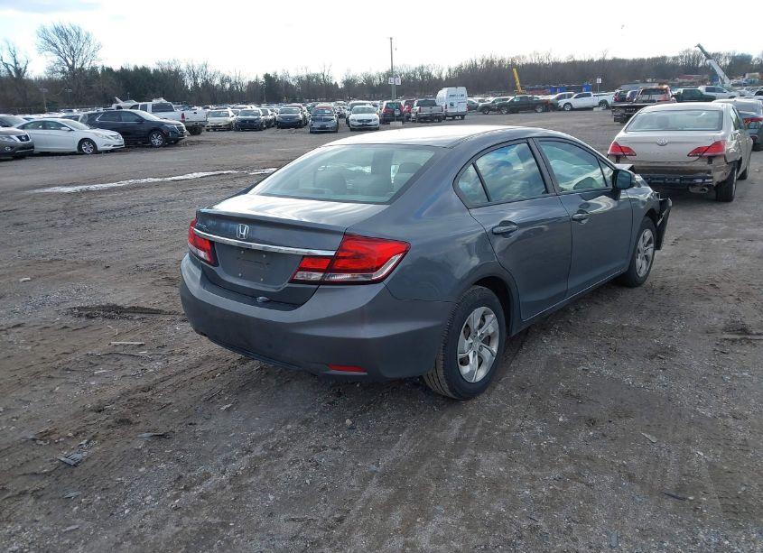 Photo 4 of 2013 Honda Civic LX (VIN 19XFB2F54DE225988)