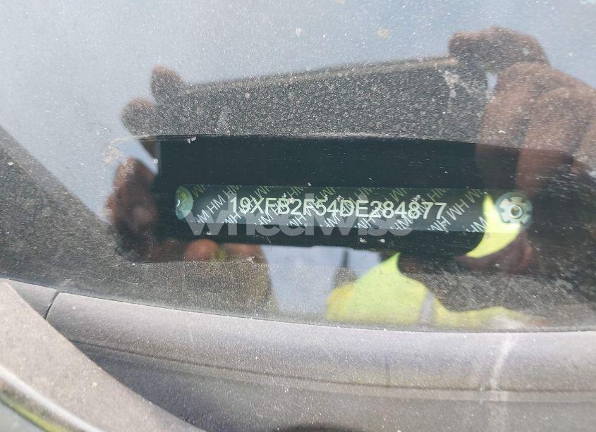 Photo 9 of 2013 Honda Civic LX (VIN 19XFB2F54DE284877)