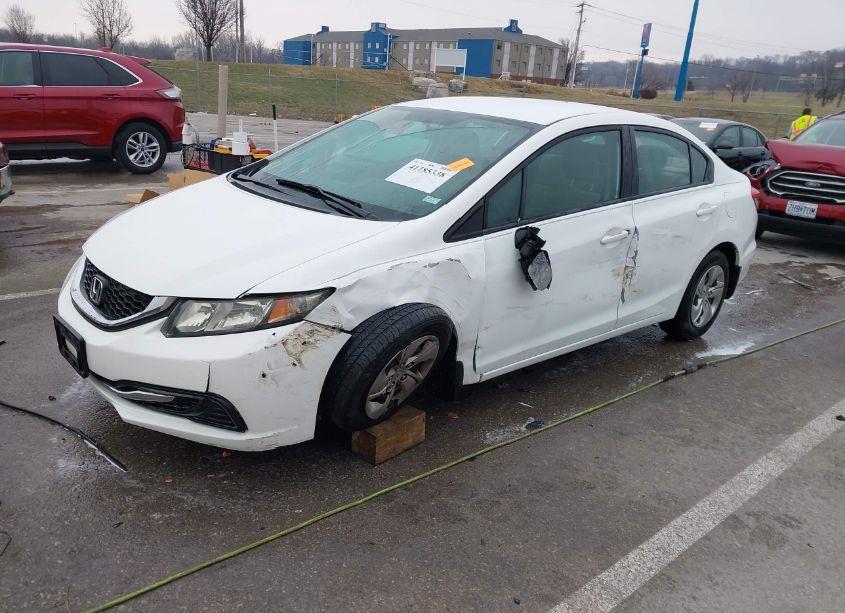 Photo 2 of 2014 Honda Civic LX (VIN 19XFB2F54EE013030)