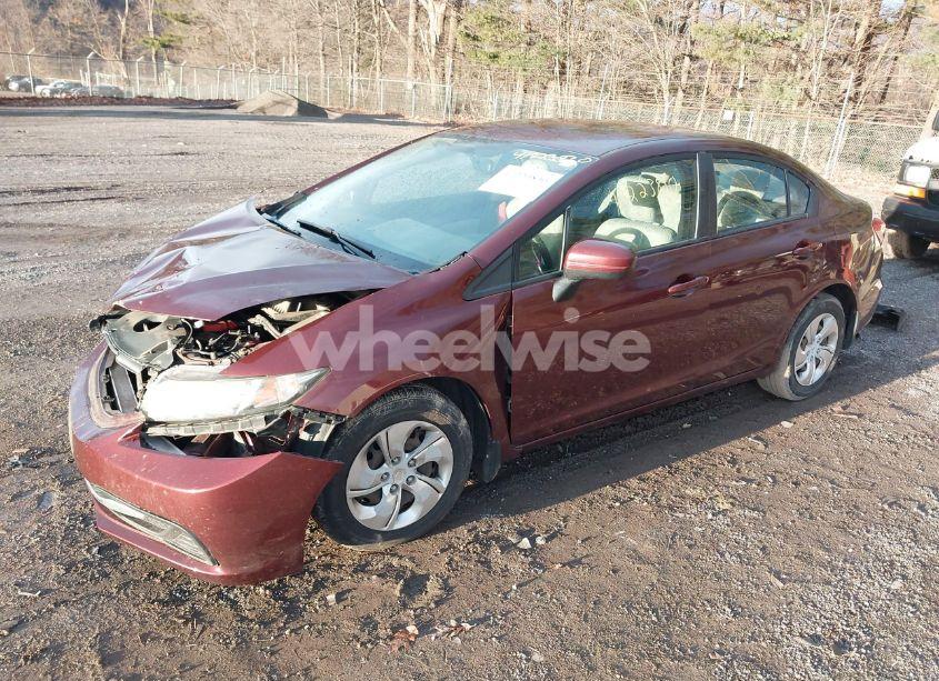 Photo 2 of 2014 Honda Civic LX (VIN 19XFB2F54EE049848)