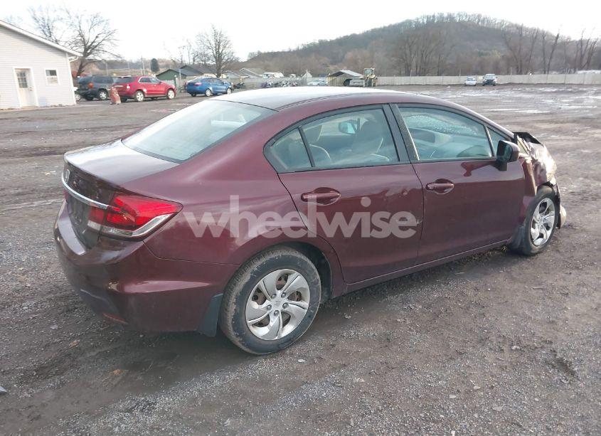 Photo 4 of 2014 Honda Civic LX (VIN 19XFB2F54EE049848)