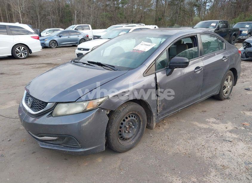 Photo 2 of 2014 Honda Civic LX (VIN 19XFB2F54EE057481)