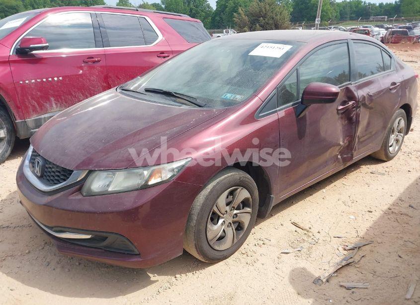 Photo 2 of 2014 Honda Civic LX (VIN 19XFB2F54EE068836)