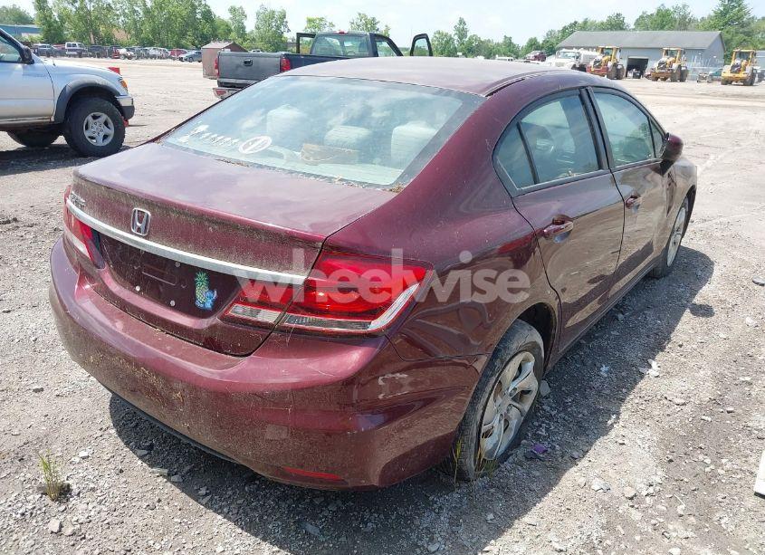 Photo 4 of 2014 Honda Civic LX (VIN 19XFB2F54EE070649)