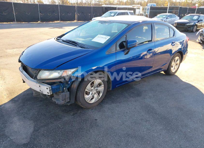 Photo 2 of 2014 Honda Civic LX (VIN 19XFB2F54EE216838)