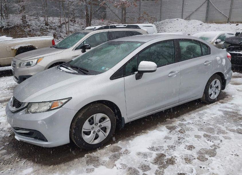 Photo 2 of 2014 Honda Civic LX (VIN 19XFB2F54EE237723)